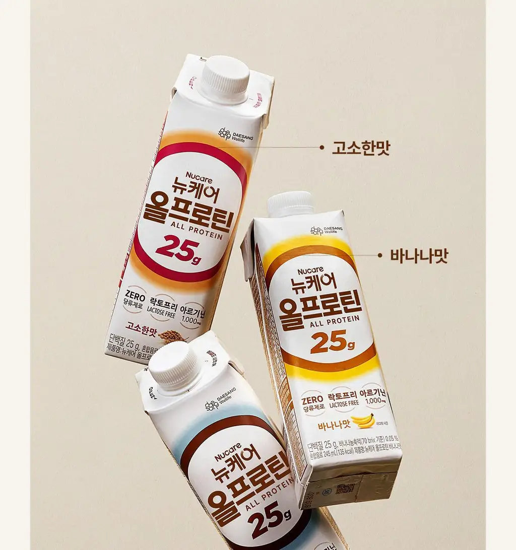 [25g단백질/ZERO슈거] 뉴케어 올프로틴 245mlx24팩 (고소/초코/바나나 중 1) 상세페이지 20